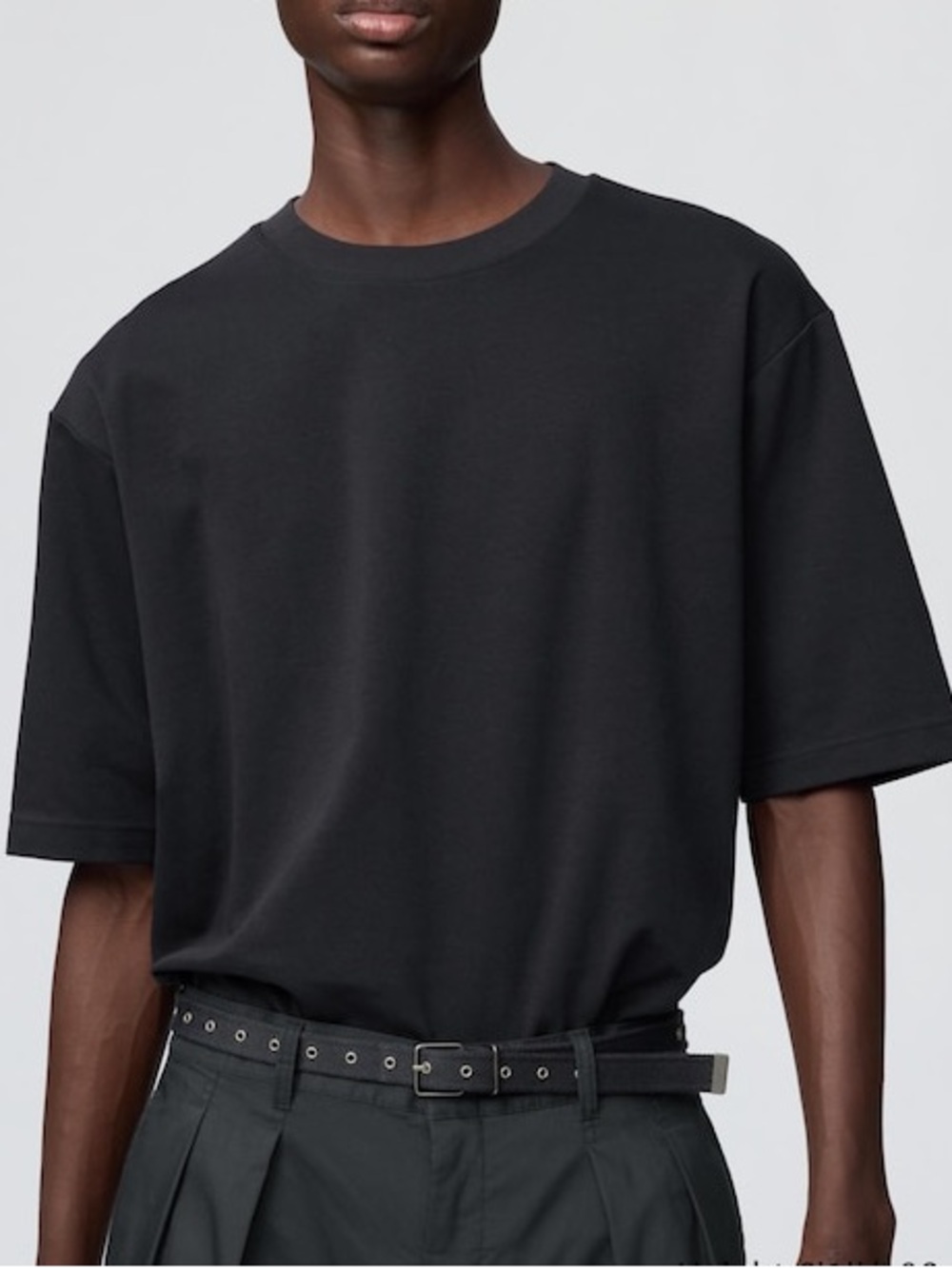 Uniqlo Black Short Sleeve Crew Neck T-Shirt